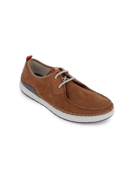 Zapato de cordones diario piel nobuck hombre cuero