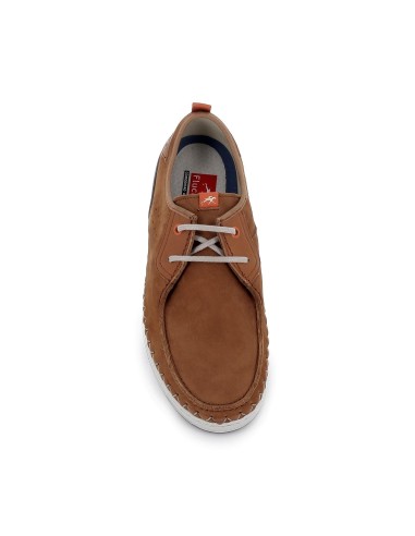 Zapato de cordones diario piel nobuck hombre cuero