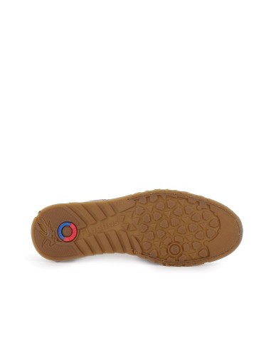 Zapato piel cuero calados cordón elastico hombre