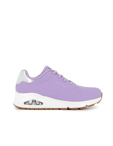 Sneakers cordones mujer camara de aire lila Morado