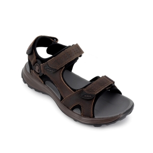 Sandalia californiana piel velcros hombre marron Marrones 2