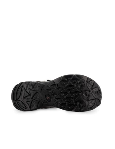 Sandalia californiana piel velcros hombre marron Marrones