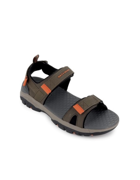 Sandalia memory foam para hombre verde