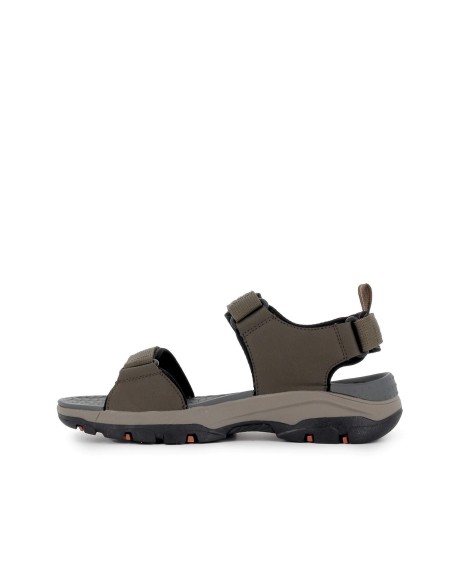 Sandalia memory foam para hombre verde