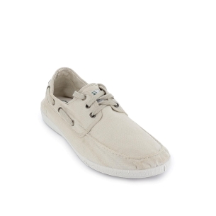 Náutico orgánico textil para hombre beige 2