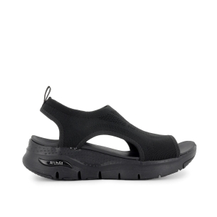 Sandalia deportiva casual vegana y cómoda negra Negro