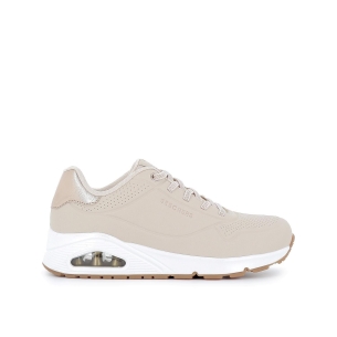 Sneakers cordones mujer camara de aire beige Beige