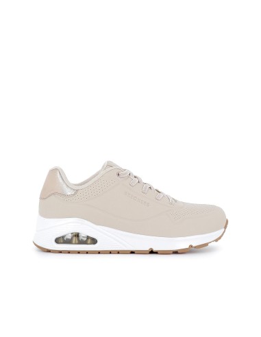 Sneakers cordones mujer camara de aire beige Beige