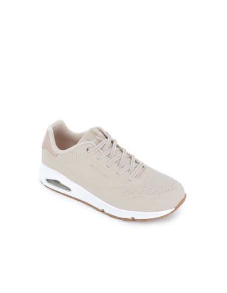 Sneakers cordones mujer camara de aire beige Beige