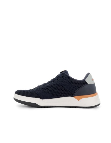 Zapatillas casuales malla knit azul hombre Azul