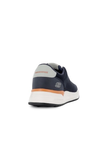 Zapatillas casuales malla knit azul hombre Azul