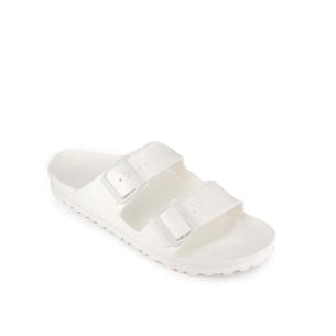 Sandalia suela EVA hebillas mujer blanco 2