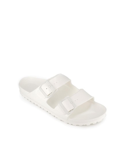 Sandalia suela EVA hebillas mujer blanco