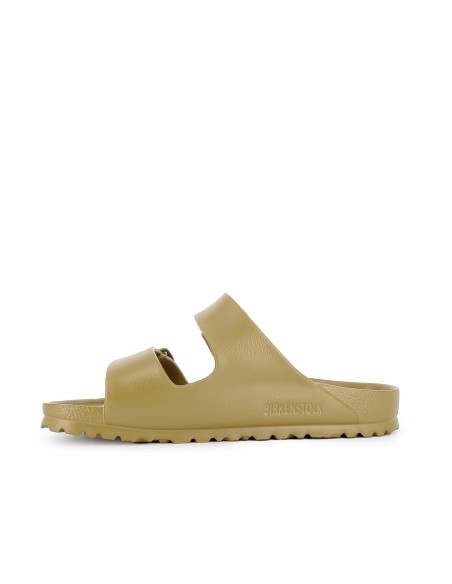 Sandalia abierta dos hebilla y suela EVA hombre dorada