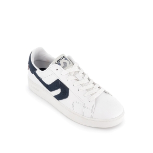 Sneakers blancas detalles cordones para hombre 2