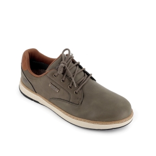 Zapatos sport casuales con cordones hombre verde 2