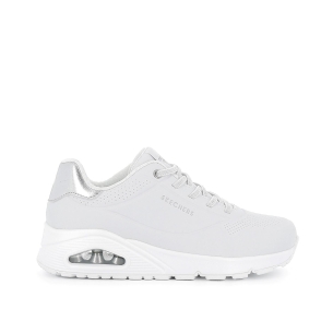 Sneakers cordones mujer camara de aire blancos