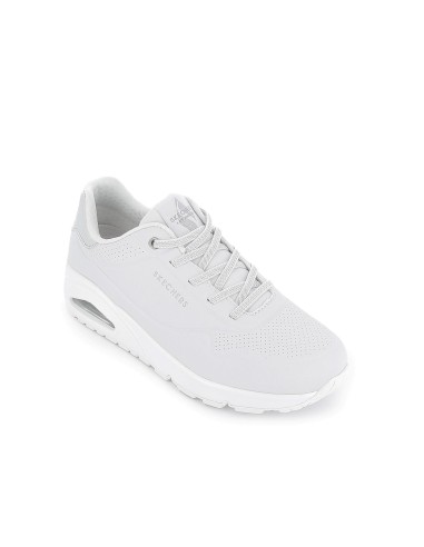 Sneakers cordones mujer camara de aire blancos