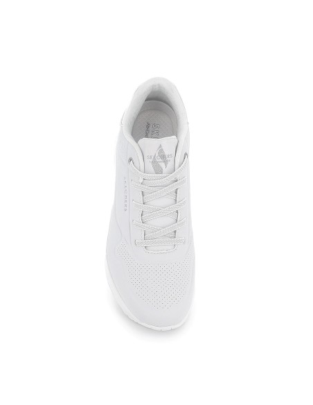 Sneakers cordones mujer camara de aire blancos