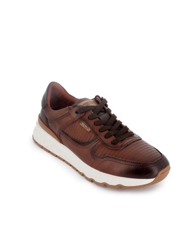 Zapato de cordones de piel plantilla hombre cuero