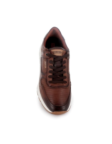 Zapato de cordones de piel plantilla hombre cuero