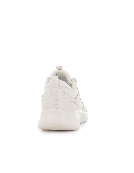 Deporte cómodo cordones mujer marfil