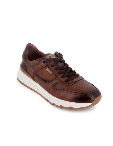 Deportiva de vestir cordones piel cuero