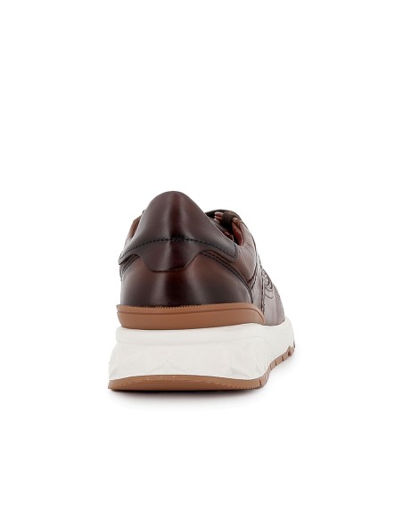 Deportiva de vestir cordones piel cuero