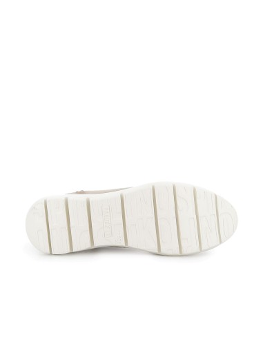 Deportiva piel cremallera comoda mujer blanca