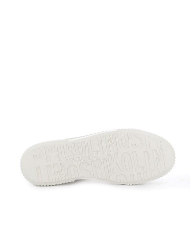 Deportivo piel cordones y cremallera suela volumen mujer blanca