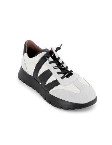 Deportiva casual cordones elásticos ultraligero mujer W/B