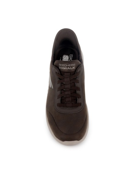 Sneakers casuales manos libres con amortiguacion hombre marrón