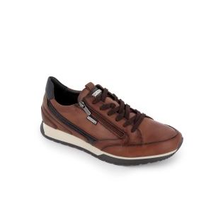 Deportiva de vestir con cremallera piel cuero 2