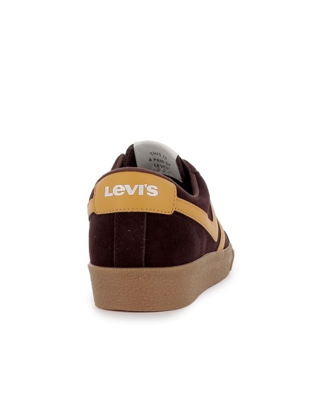 Deportivas detalles contraste y cordones para hombre marrones