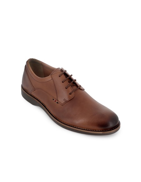 Zapato de cordones piel talon reforzado hombre cuero