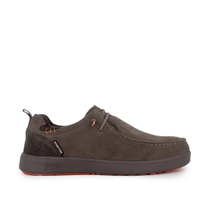 Wallabi casual serraje cordones elásticos hombre marron