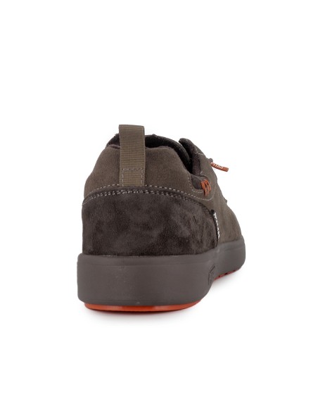 Wallabi casual serraje cordones elásticos hombre marron