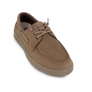 Nautico casual piel serraje hidrofuga hombre beige 2