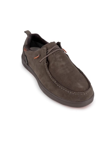 Wallabi casual serraje cordones elásticos hombre marron