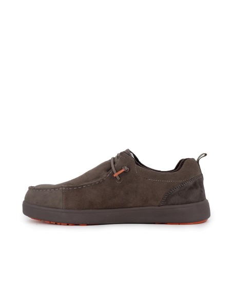 Wallabi casual serraje cordones elásticos hombre marron