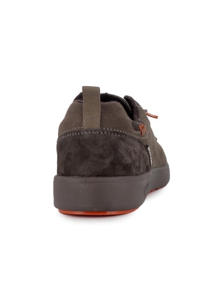 Wallabi casual serraje cordones elásticos hombre marron