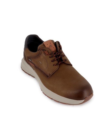 Deportiva piel cordones refuerzo hombre