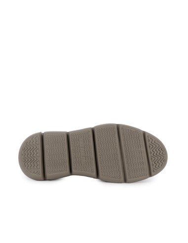 Botin casual piel con cordones Slip-Ins para hombre marron