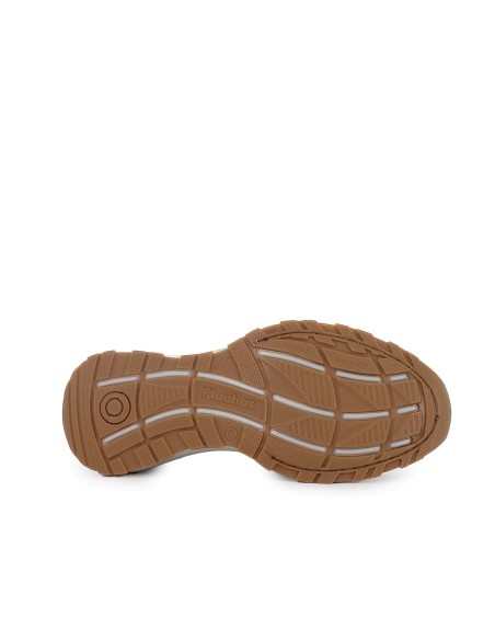 Deportiva piel cómoda con cordones finos hombre negro