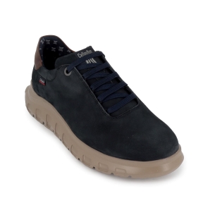 Zapato sport piel con cordones hombre taupe 2