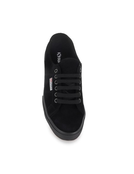 Deportivas de lona y suela vulcanizada hombre negro