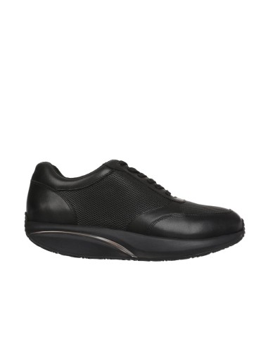 Zapato de piel suela curva para mujer NAFASI 5 negro