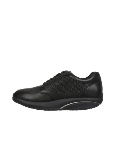 Zapato de piel suela curva para mujer NAFASI 5 negro
