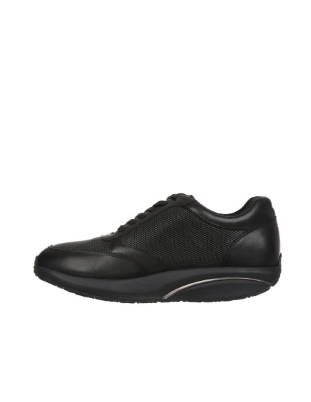 Zapato de piel suela curva para mujer NAFASI 5 negro