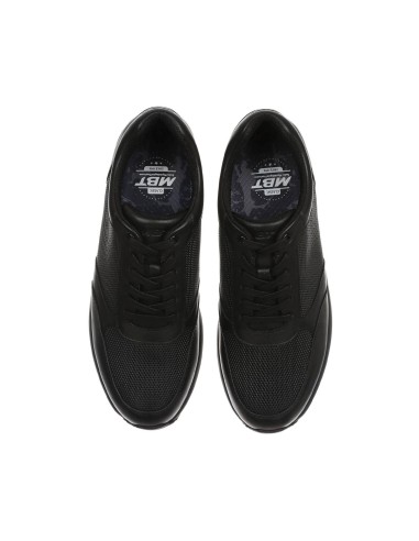 Zapato de piel suela curva para mujer NAFASI 5 negro